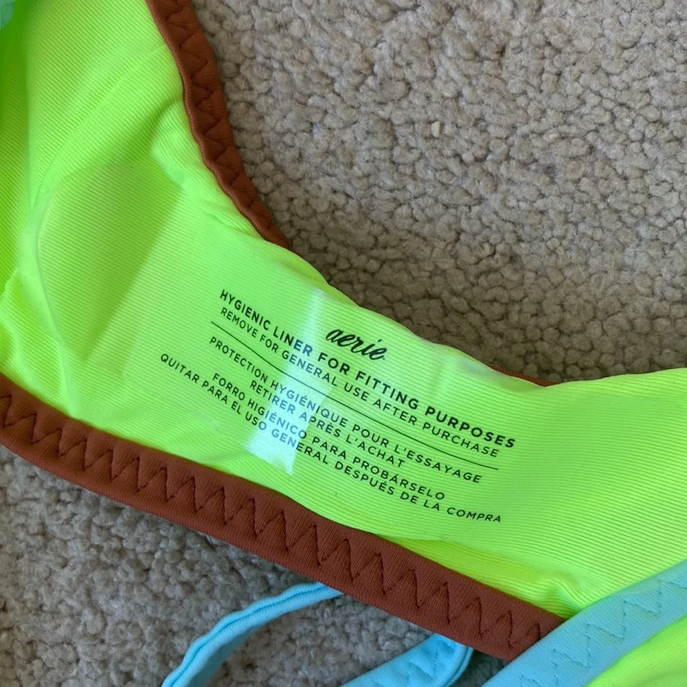NWOT Aerie neon string cheeky bikini bottom - Picture 4 of 4
